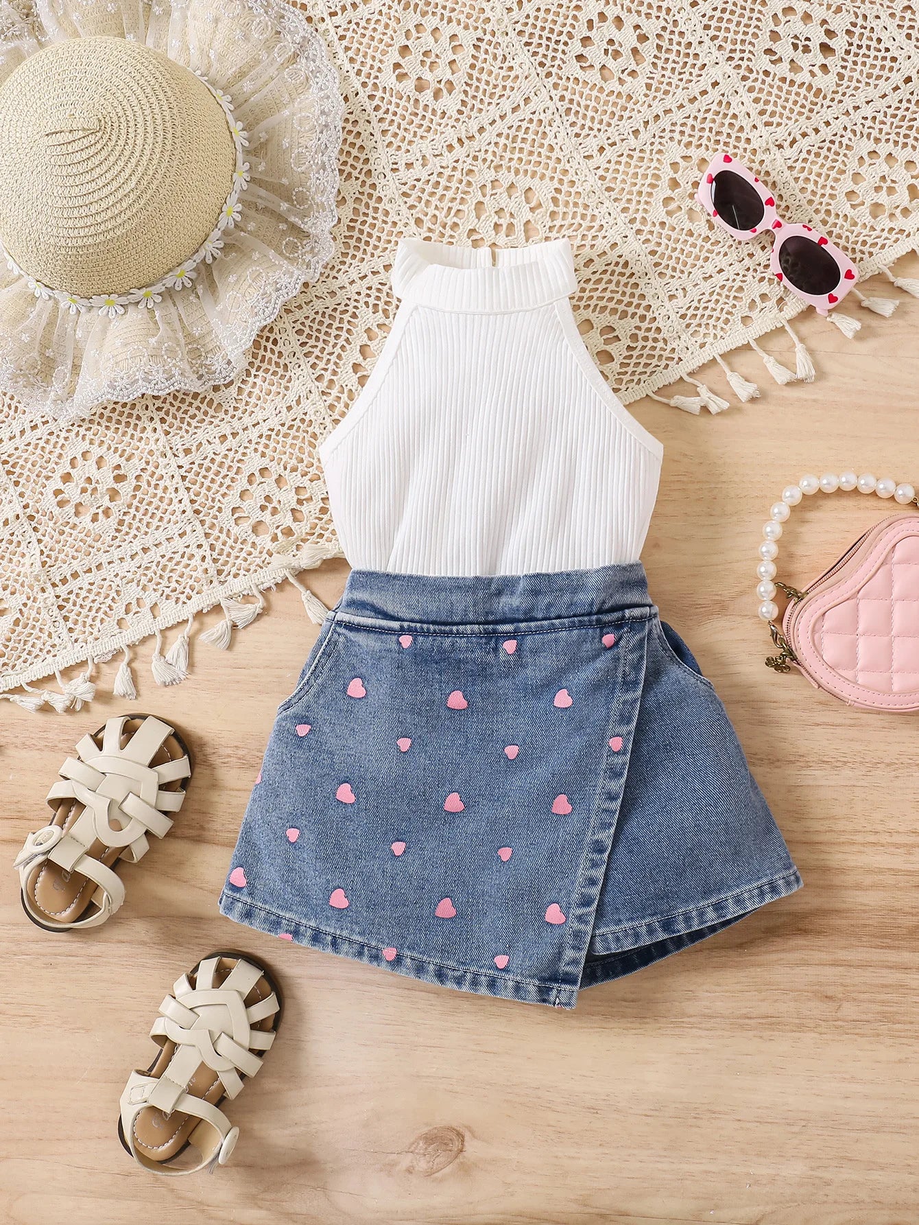 جديد arrival صيف بنات clothing sets children بنات butterfly shirt jeans two piece outfit
