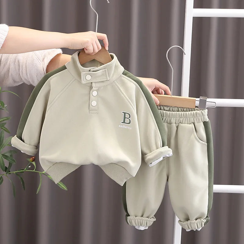 أولاد' ربيع وخريف جديد ستايل طقم، children's كاجوال sportswear أكمام طويلة توب pants طقم قطعتين