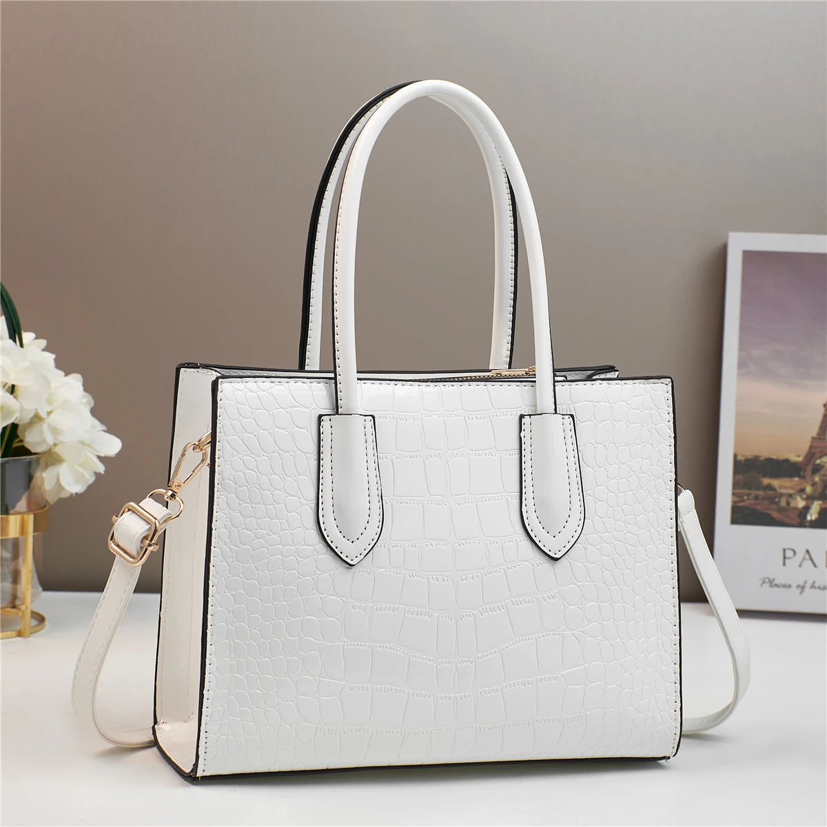 شنطة يد ترند للنساء - 2024 Newest Pu Leather Ladies Designer B