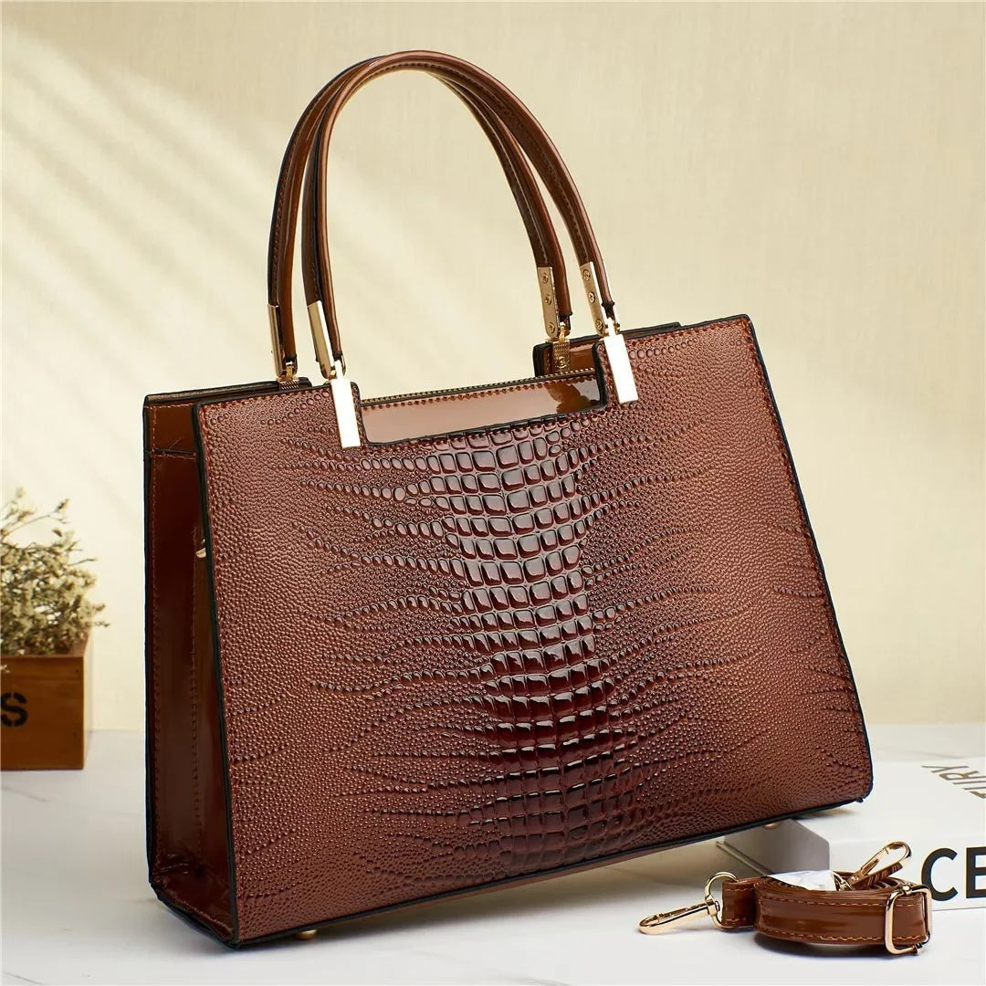 شنطة يد مميزة للنساء - Wholesale Ladies PU Leather Fashion Shou