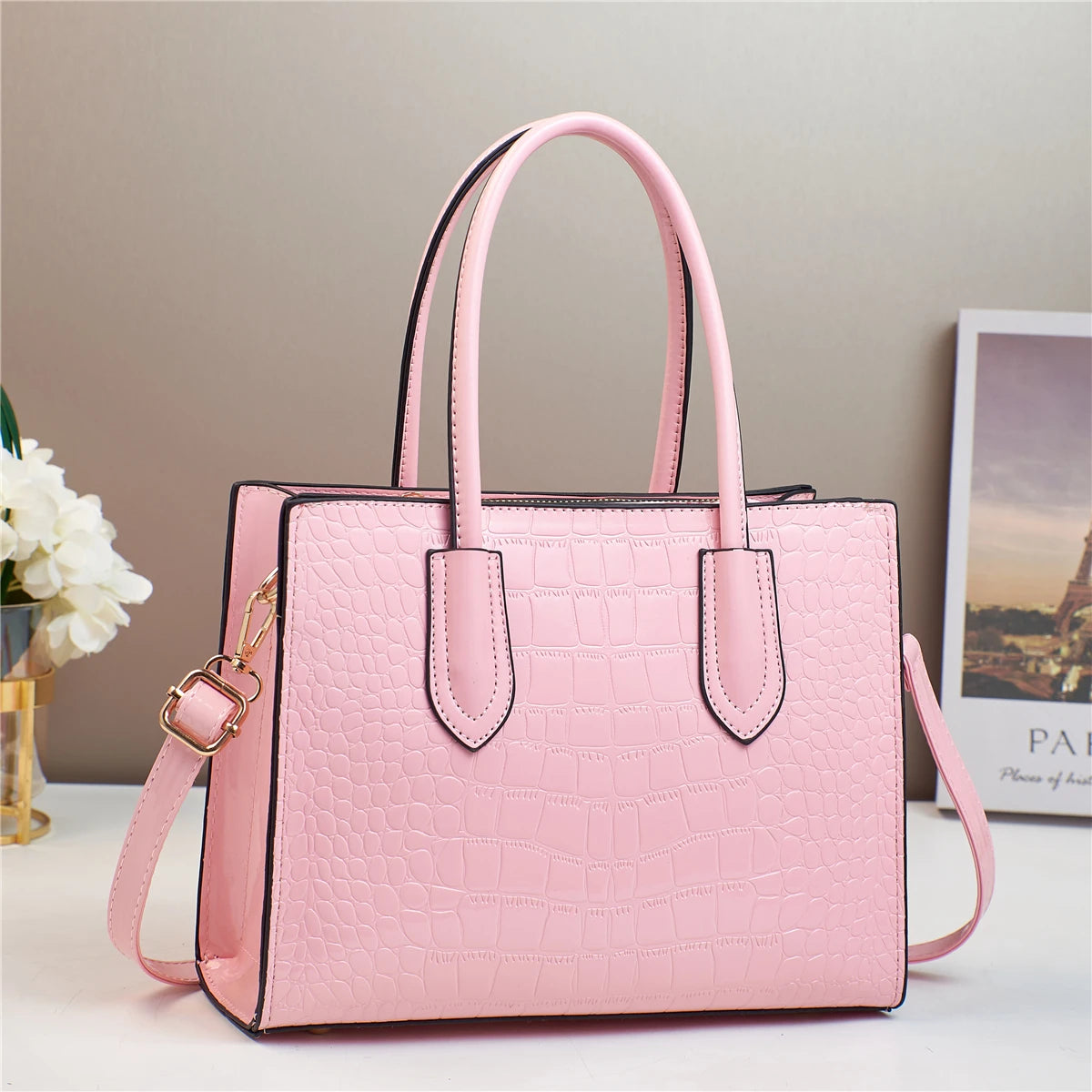 شنطة يد ترند للنساء - 2024 Newest Pu Leather Ladies Designer B