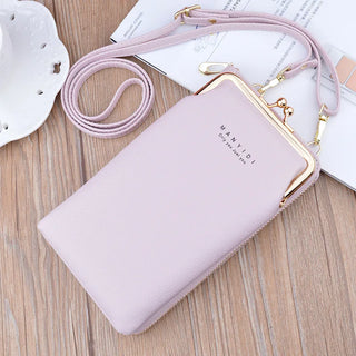 شنطة كروس شيك للنساء - Fashion Women Pu Leather Vintage Ladies