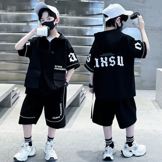 جديد 5-15y أولاد' صيف sports بدلة children's طقم قطعتين cotton أكمام قصيرة shorts and clothing for أطفال