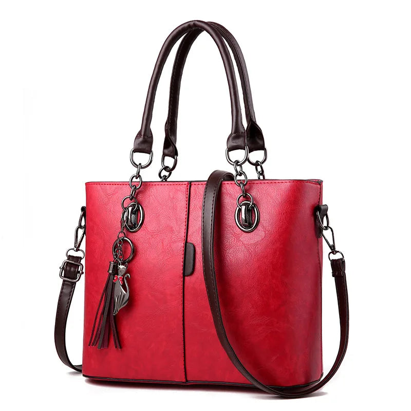 شنطة كتف مميزة للنساء - Newest Fashion PU Leather Fashion Ladies
