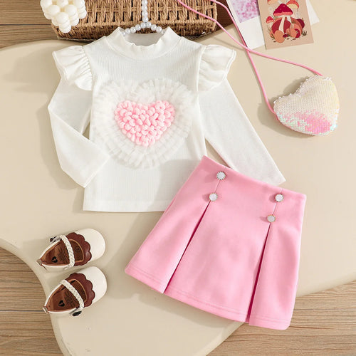 high quality cotton baby بنت's كاجوال بدلة custom logo print elegant and lovely for ربيع وخريف