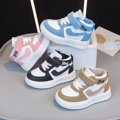 high-توب sports كاجوال shoes for أولاد بنات students breathable wear-resistant waterproof