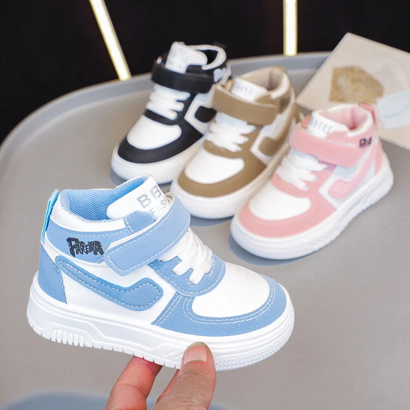 high-توب sports كاجوال shoes for أولاد بنات students breathable wear-resistant waterproof