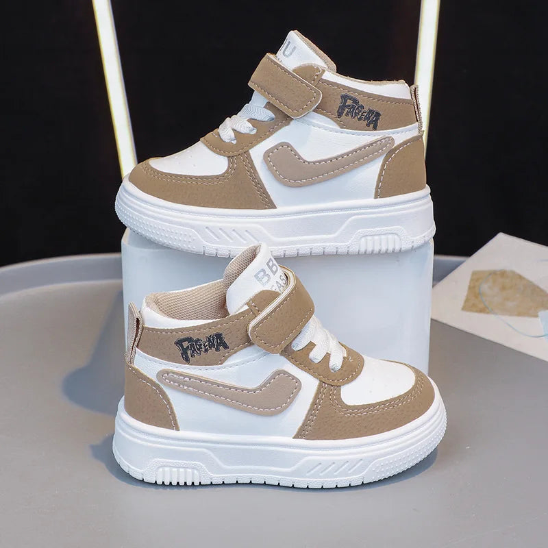 high-توب sports كاجوال shoes for أولاد بنات students breathable wear-resistant waterproof