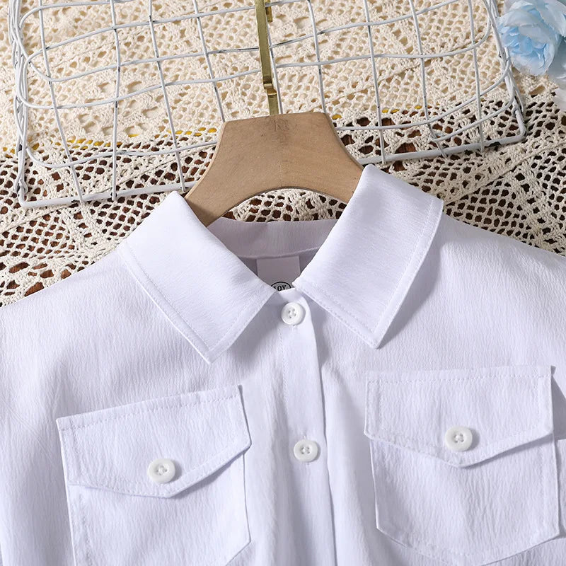 hot sale bow أميرة big بنات clothing sets بنات white coat sling فستان two piece clothing sets