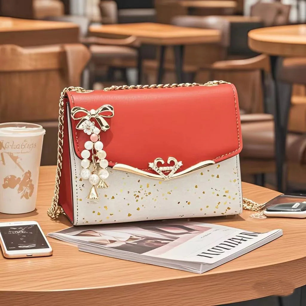 شنطة صغيرة عصرية للنساء - Ladies Designer Cross Body Messenger Bag