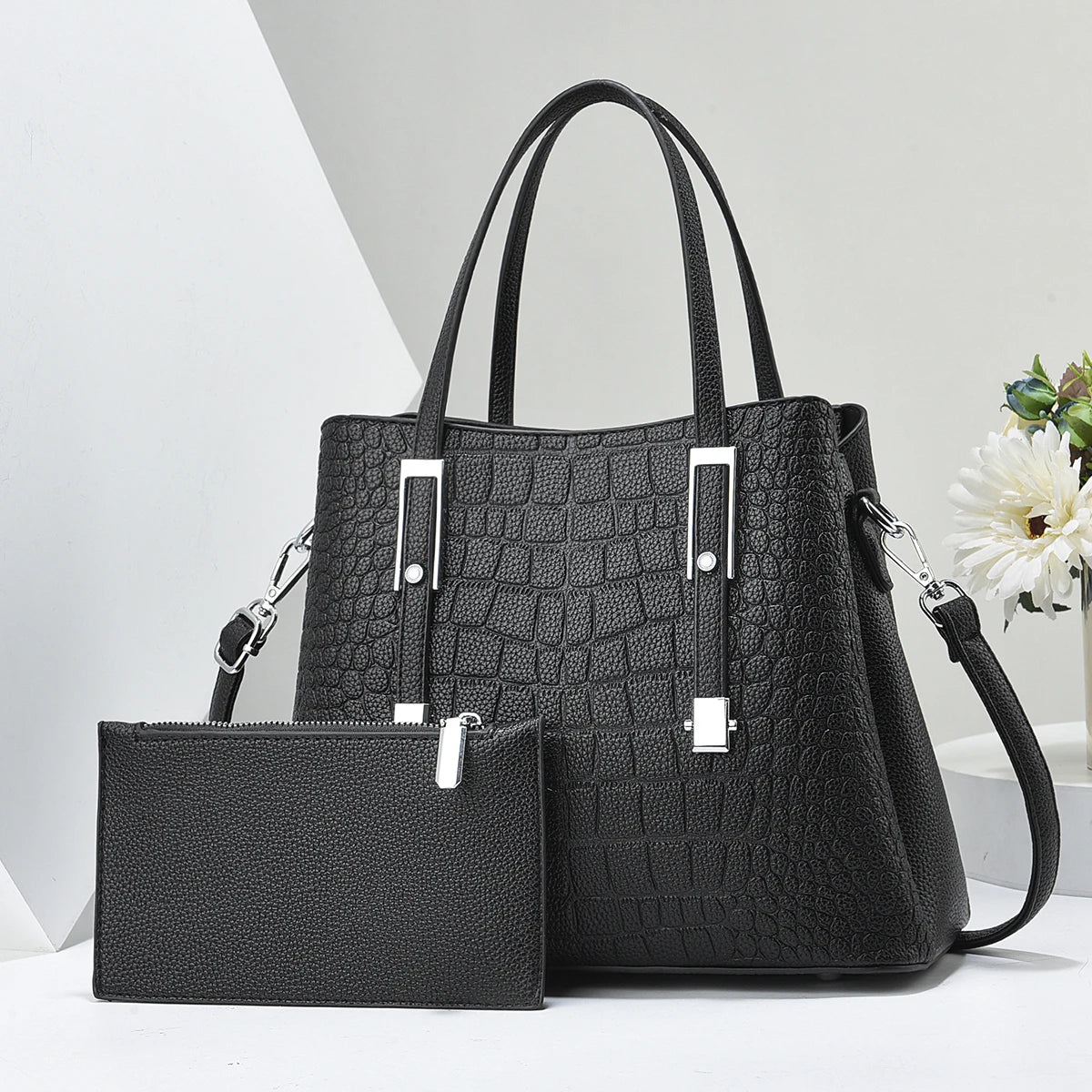 شنطة كتف عصرية للنساء - Luxury Designer Famous Fashion Luxury PU