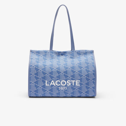 حقيبة كبيرة من قماش الجاكار التراثي Lacoste