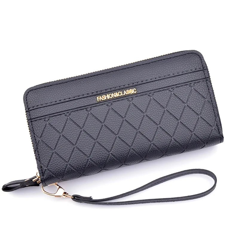شنطة صغيرة أنيقة للنساء - New 2025 Double Zipper Hand Purse Lady's