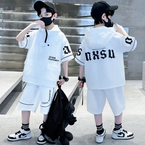 جديد 5-15y أولاد' صيف sports بدلة children's طقم قطعتين cotton أكمام قصيرة shorts and clothing for أطفال