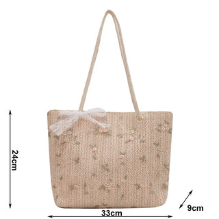 شنطة نسائية كلاسيك للنساء - New Arrival Fashion Straw Braided Bags B