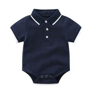 جديد baby ولد clothes طقم children صيف polo romper قصير 2pcs بدلة ولد clothing sets
