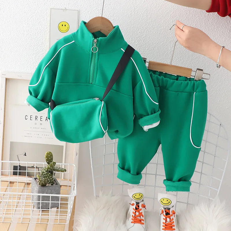 جديد أولاد baby children's كاجوال sports أكمام طويلة طقم for ربيع خريف cotton fabric with