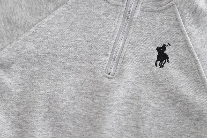 جديد أولاد' طقم children's ربيع وخريف standing collar طقم half zipper طقم قطعتين