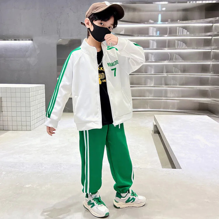 جديد أولاد ربيع بدلة children's fashion sports طقم for ربيع & خريف trendy baby leisure sportswear