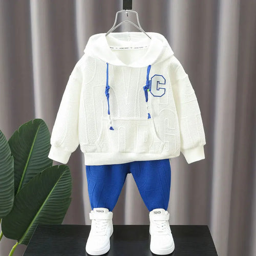 جديد أولاد' ربيع وخريف clothing طقم hoodie توب pants كاجوال طقم قطعتين