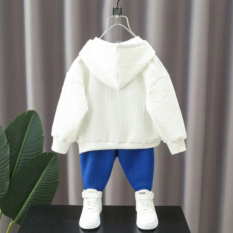 جديد أولاد' ربيع وخريف clothing طقم hoodie توب pants كاجوال طقم قطعتين
