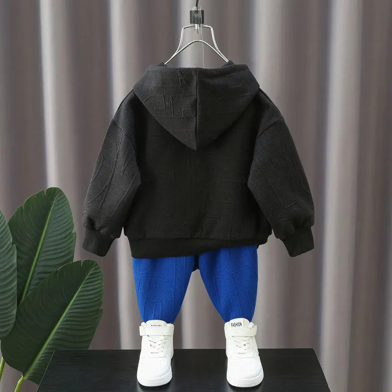 جديد أولاد' ربيع وخريف clothing طقم hoodie توب pants كاجوال طقم قطعتين