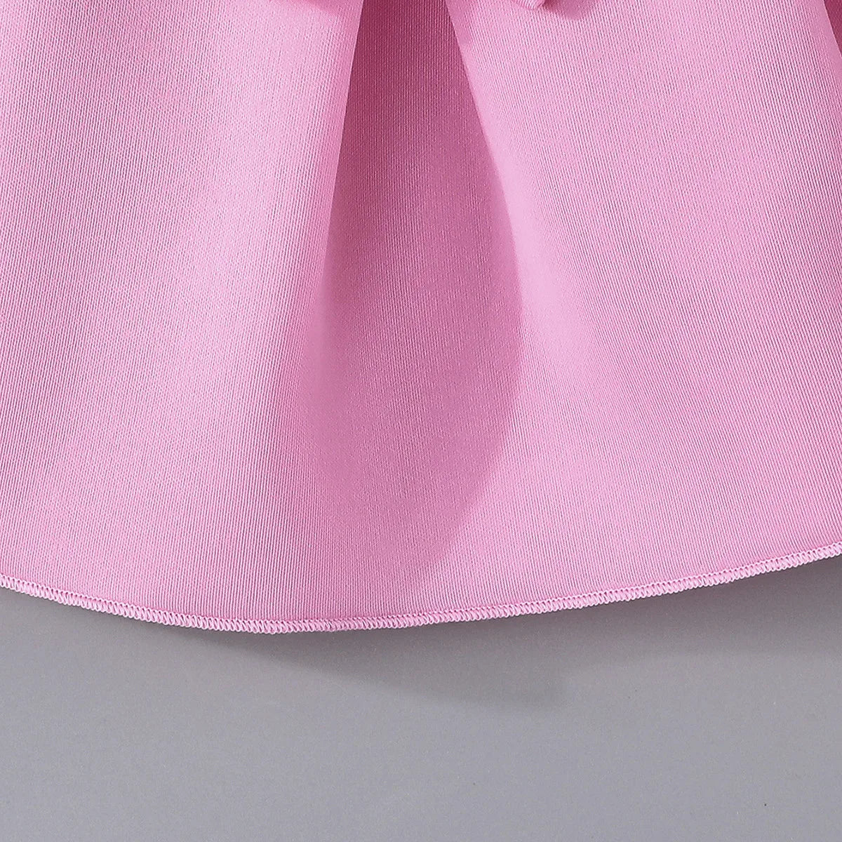 جديد cute off-shoulder كم bow أميرة فستان for بنات solid color infant toddler كاجوال clothing طقم made worsted