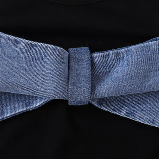 جديد بنات طقم قطعتين cotton توب and pants micro horn دينم with tooling stitching two-piece design