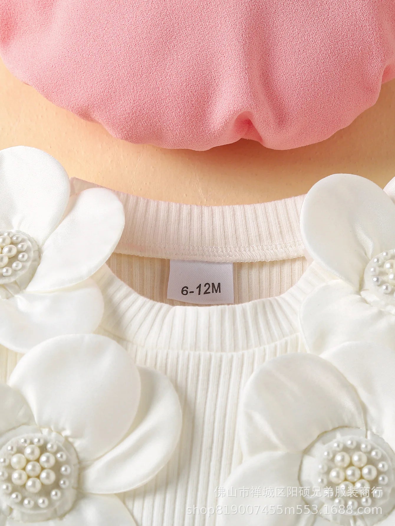 جديد infant بنت بدلة flower toddler baby بنت birthday فستان with hat أكمام طويلةd pink kid party فستان