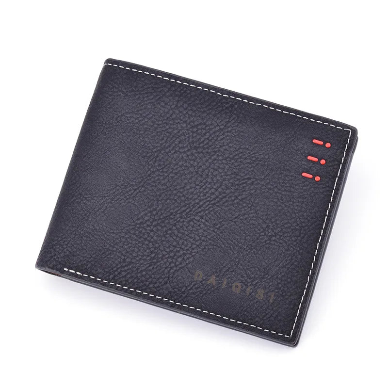 شنطة يد شيك للنساء - New Men's Wallet Men Short Simple Retro