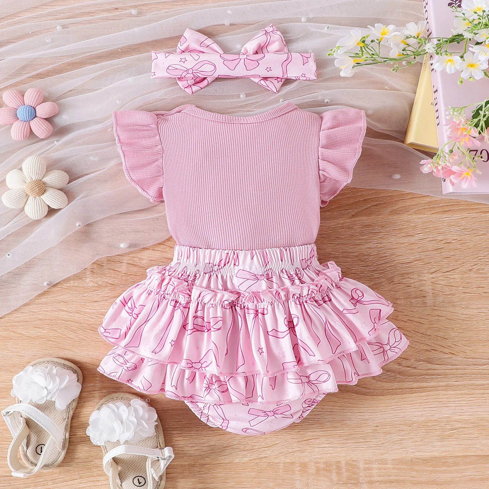 جديد ستايل baby clothes صيف toddler baby بنت clothing sets