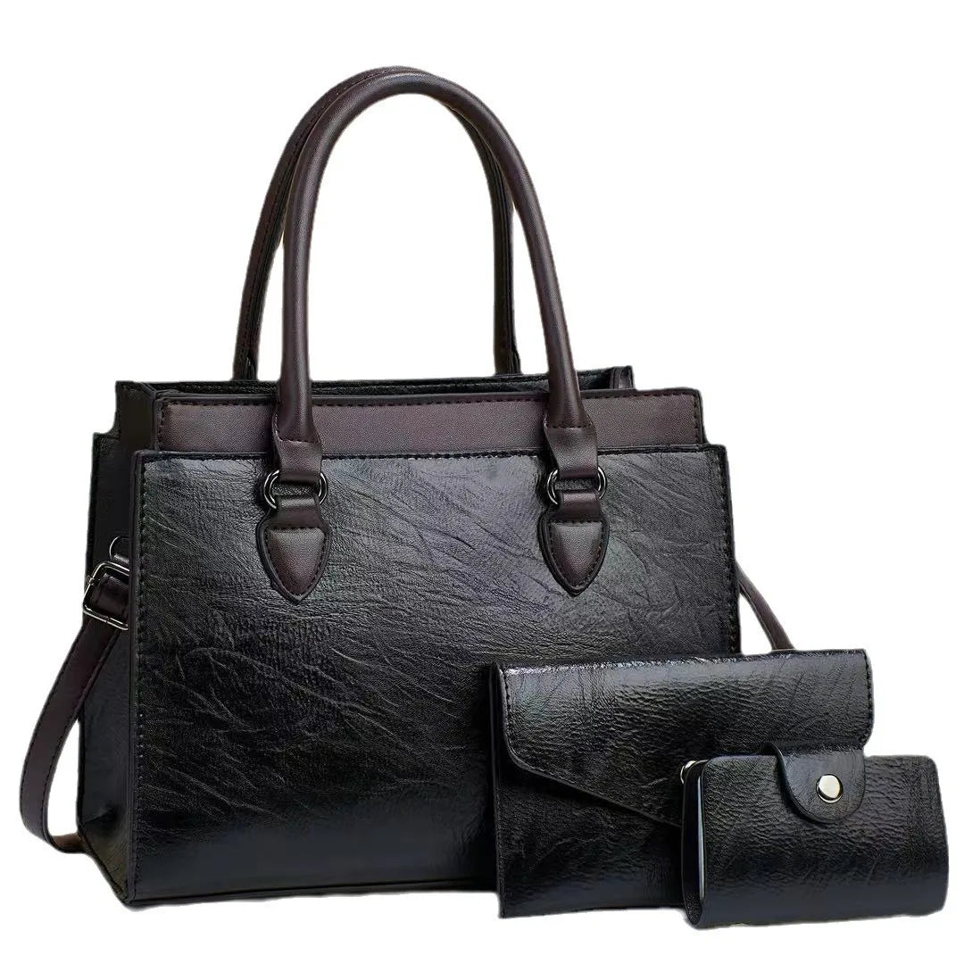 شنطة جلد أنيقة للنساء - New Wholesale Luxury Leather Fashion Qui