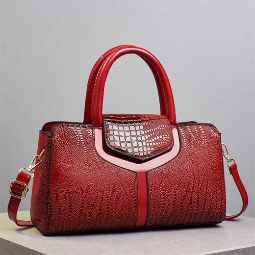 شنطة يد كلاسيك للنساء - New Wholesale Luxury Leather Fashion Qui
