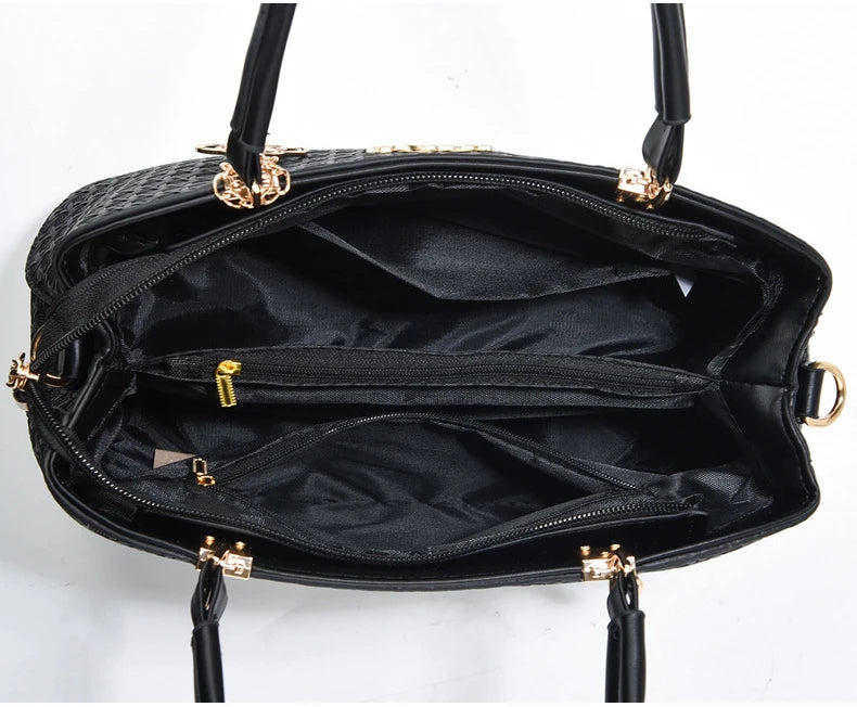 شنطة كروس شيك للنساء - New Wholesale Luxury Tote Bags Leather F