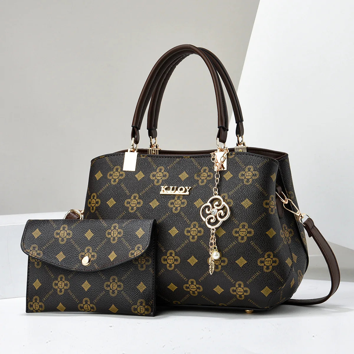 شنطة كروس شيك للنساء - New Wholesale Luxury Tote Bags Leather F