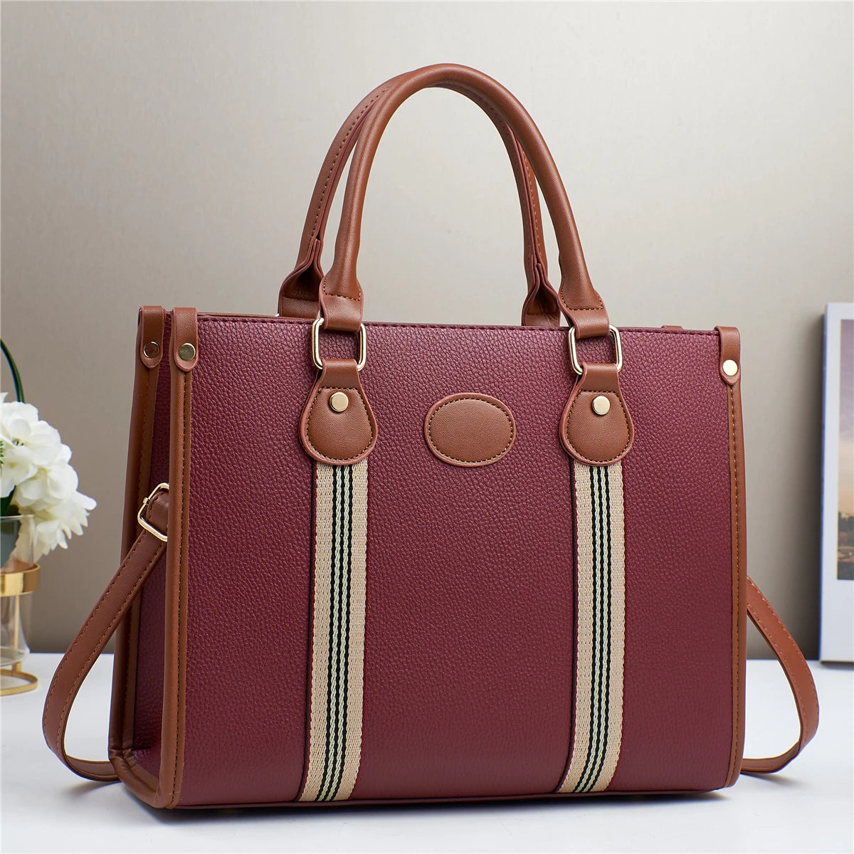 شنطة كتف شيك للنساء - New Wholesale PU Leather Fashion Quilted