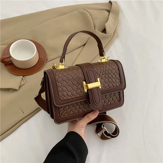 شنطة جلد كلاسيك للنساء - Newest Fashion Mini Crossbody Shoulder B