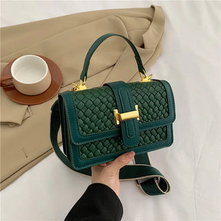شنطة جلد كلاسيك للنساء - Newest Fashion Mini Crossbody Shoulder B