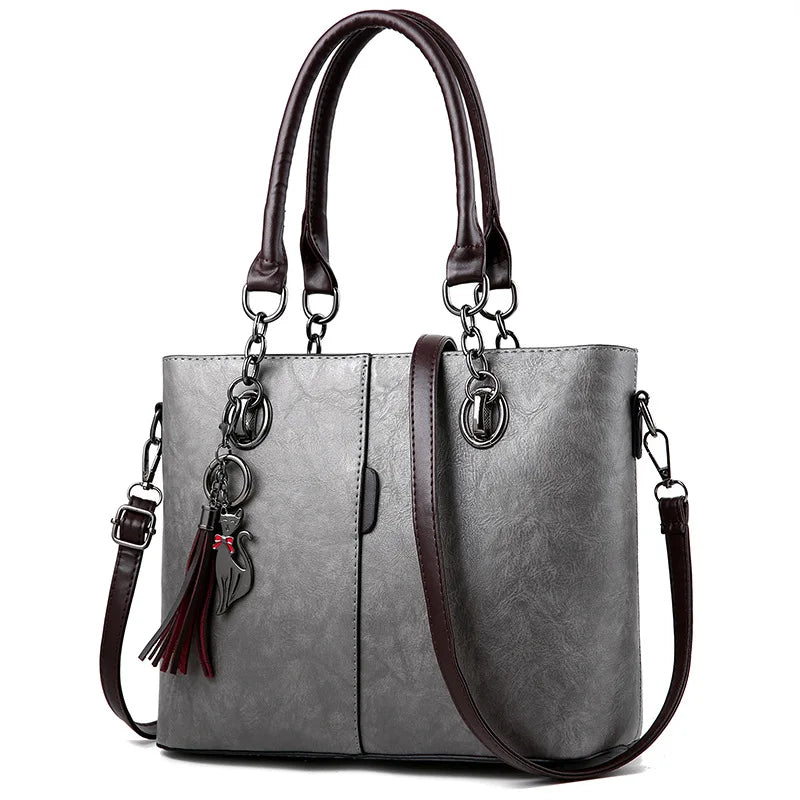 شنطة كتف مميزة للنساء - Newest Fashion PU Leather Fashion Ladies