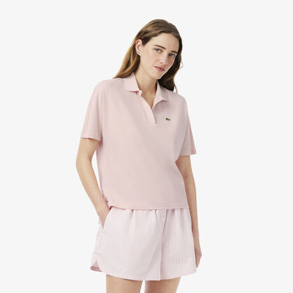 قميص بولو بيكيه سائل بقصة مريحة Lacoste