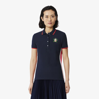 قميص بولو بقصة ضيقة صناعة فرنسية Lacoste