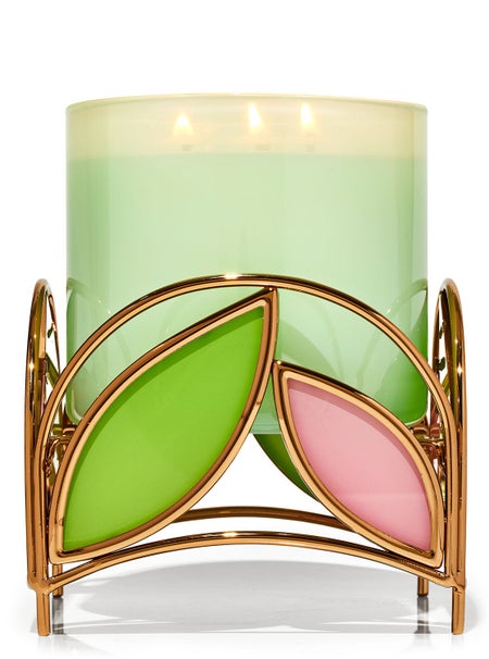 نقشة نباتات على الزجاج Bath & Body Works