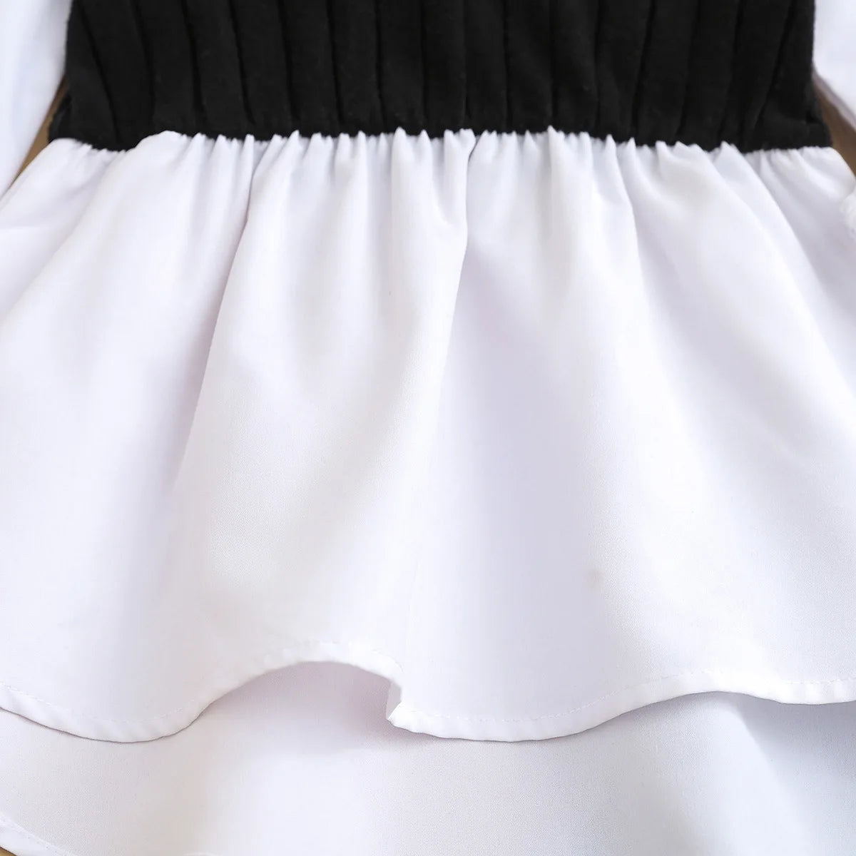 small fragrant wind بنات' كاجوال طقم قطعتين أكمام طويلة knitted jacket فيست with lace spliced shirt pants for foreign trade