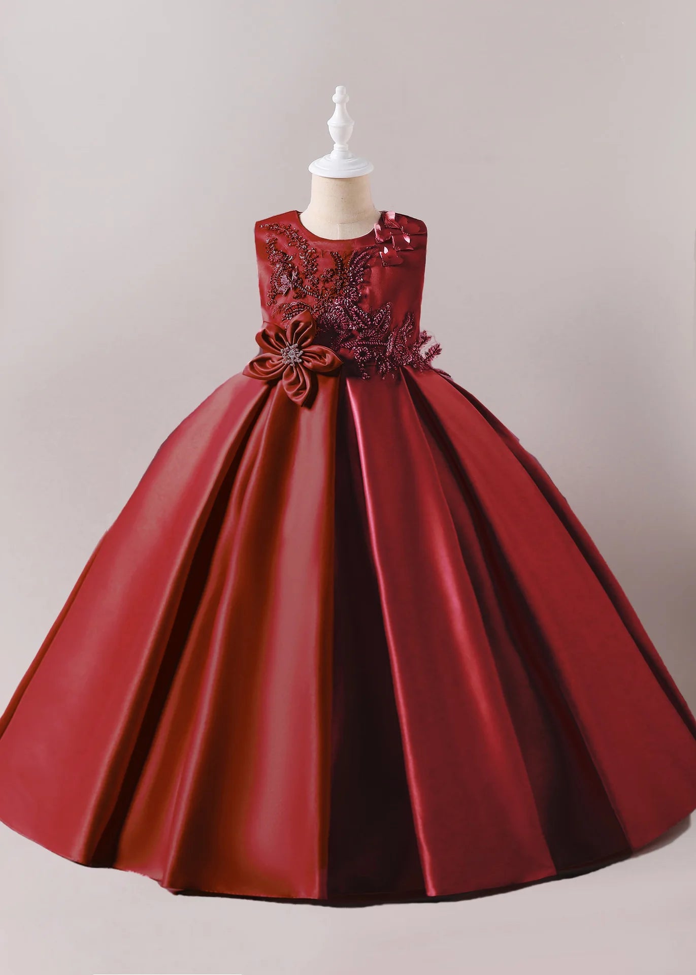 solid color أميرة فستان with جديد floral waist for بنات birthday party فستان صيف odm supply