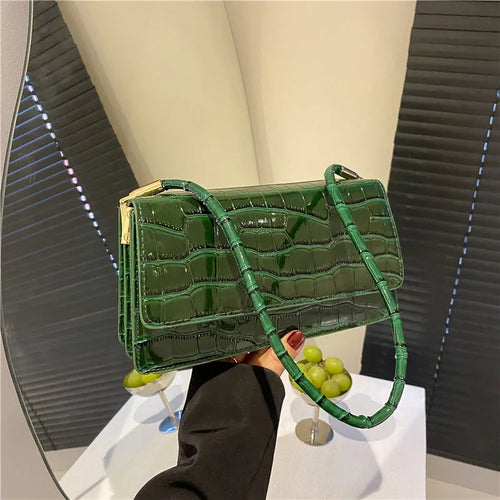 شنطة جلد ترند للنساء - Solid Colors Ladies Luxury Bag Classical
