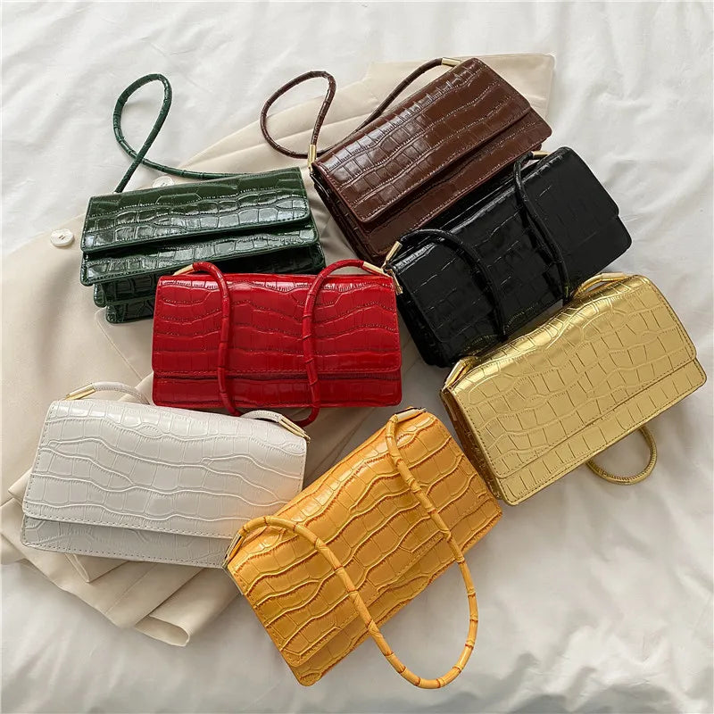 شنطة جلد ترند للنساء - Solid Colors Ladies Luxury Bag Classical