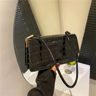 شنطة جلد ترند للنساء - Solid Colors Ladies Luxury Bag Classical