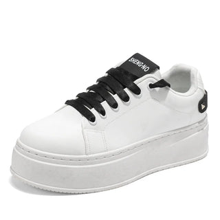 سنيكر رجالي - أبيض – تهوية مريحة