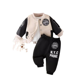 صيف جديد ins cross-border e-commerce foreign trade hot-selling sports ولد clothing street super cool two-piece بدلة