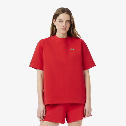 تي شيرت بيكيه مزدوج الوجه كبير الحجم Lacoste